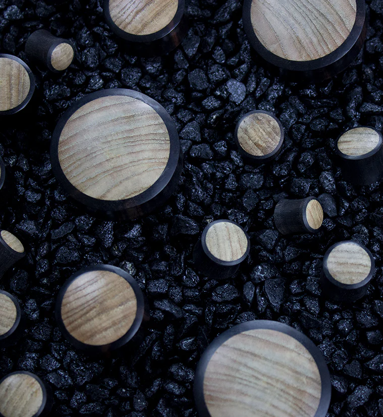 Areng Wooden Plugs with Indo Wood Inlay - Image 4