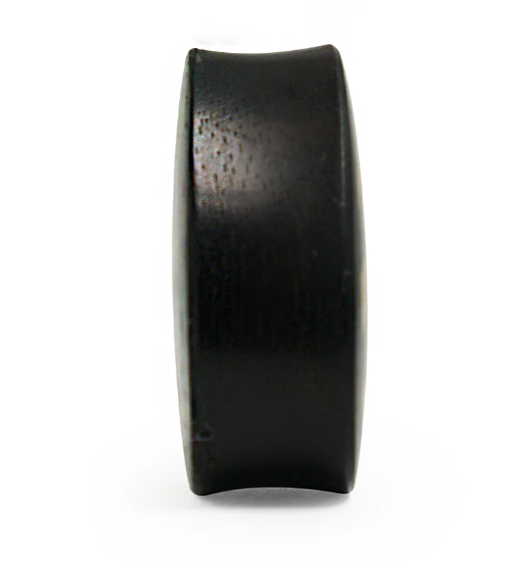 Areng Wooden Teardrop Plugs With Striped Inlay - Image 6