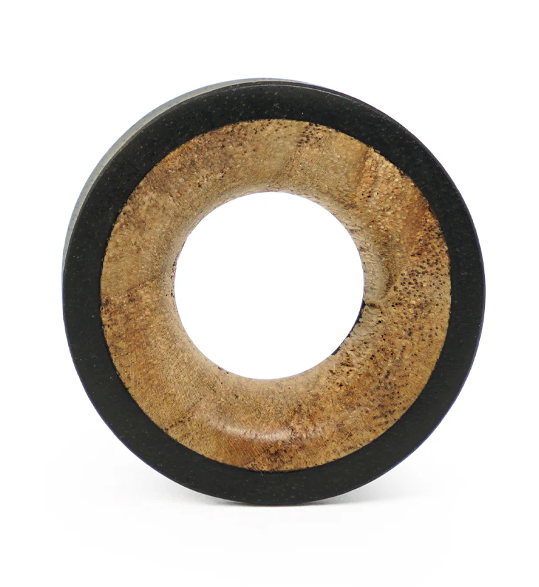 Areng Wooden Tunnels with Indo Wood Inlay - Image 3