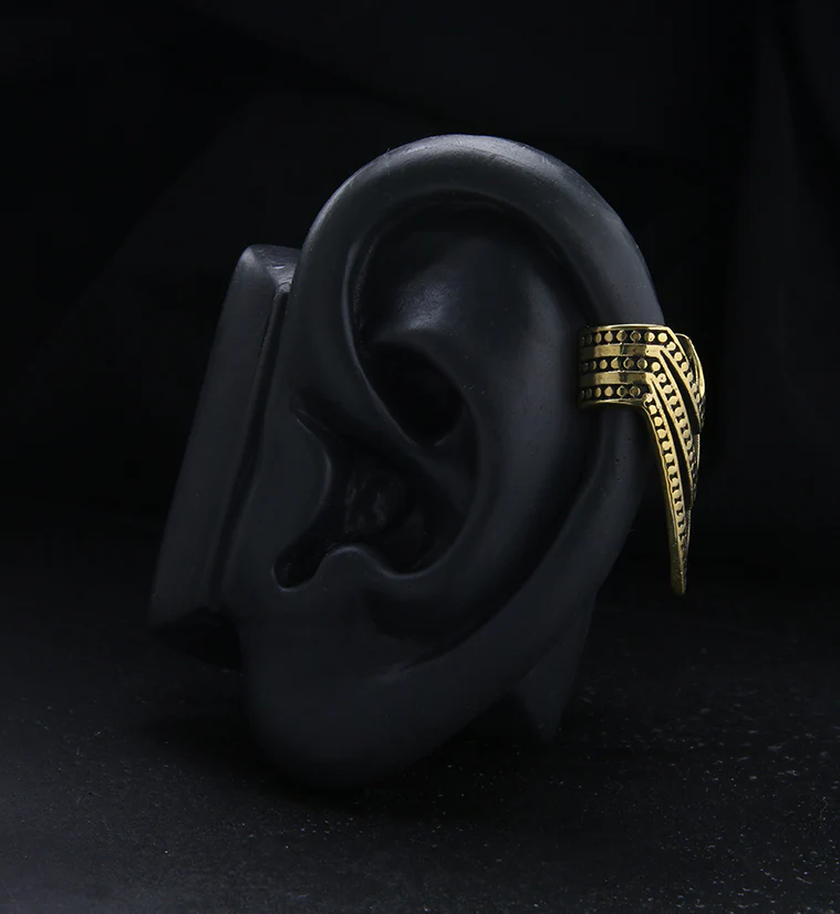 Arrow Brass Ear Cuff