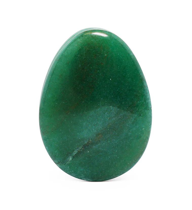 Aventurine Stone Teardrop Plugs - Image 7