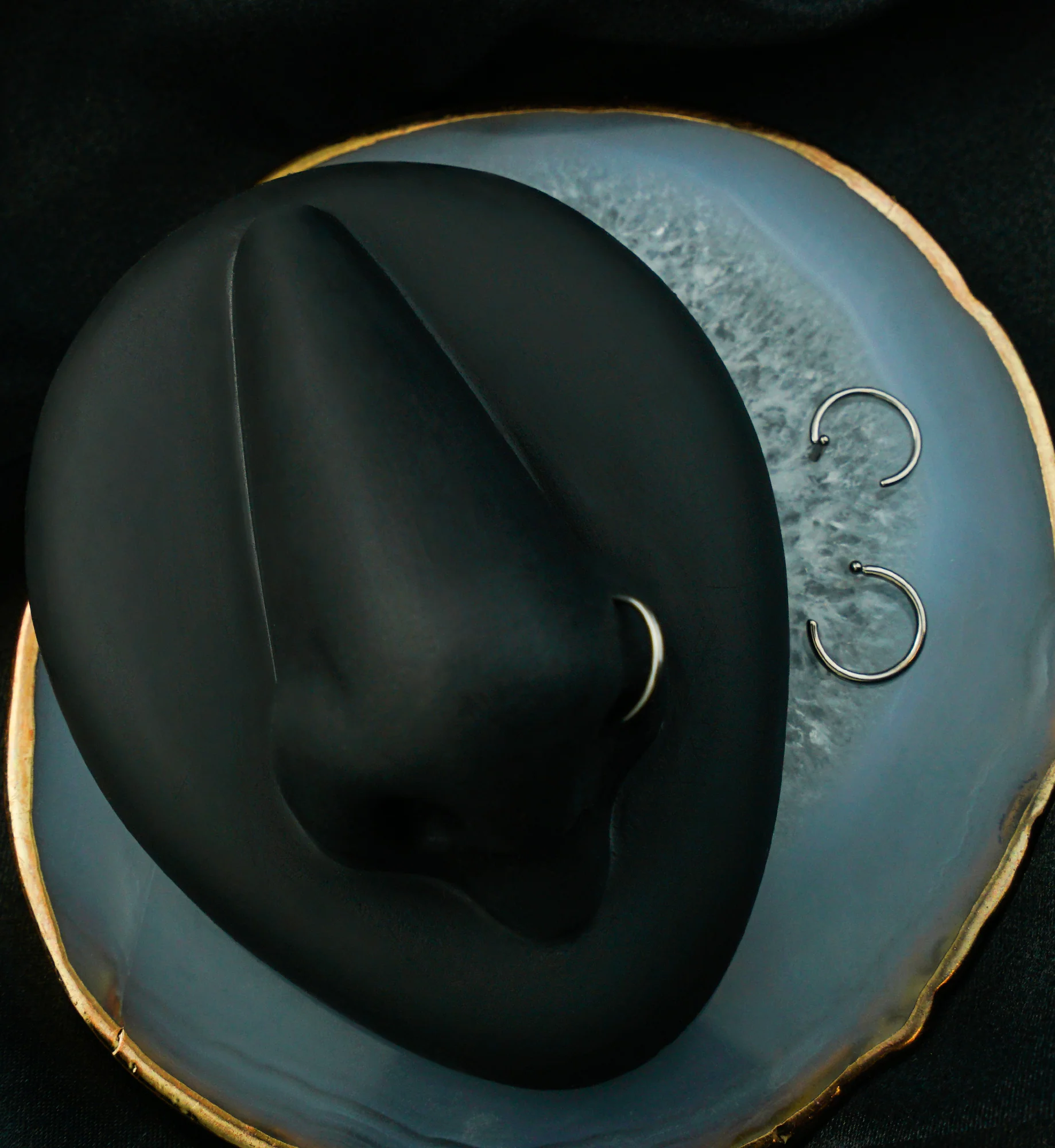 Bar Titanium Nose Hoop Ring - Image 2