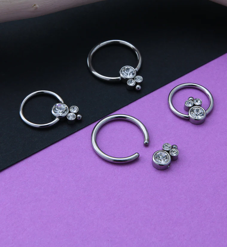 Bevy CZ Captive Ring - Image 2