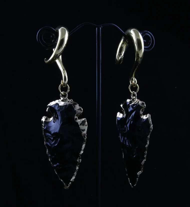Black & Gold Arrowhead Hangers - Image 2