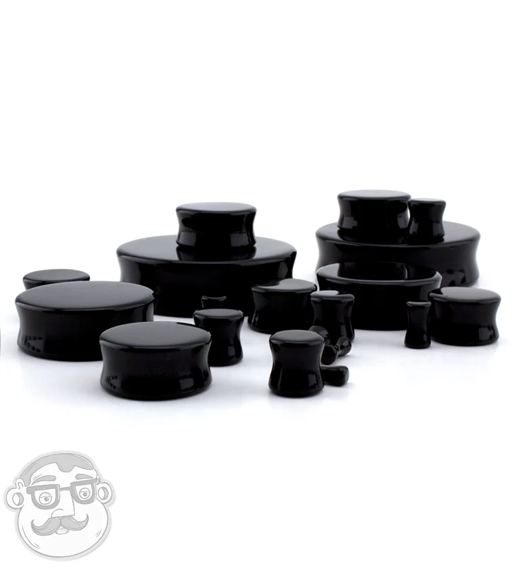 Black Obsidian Stone Plugs - Image 4