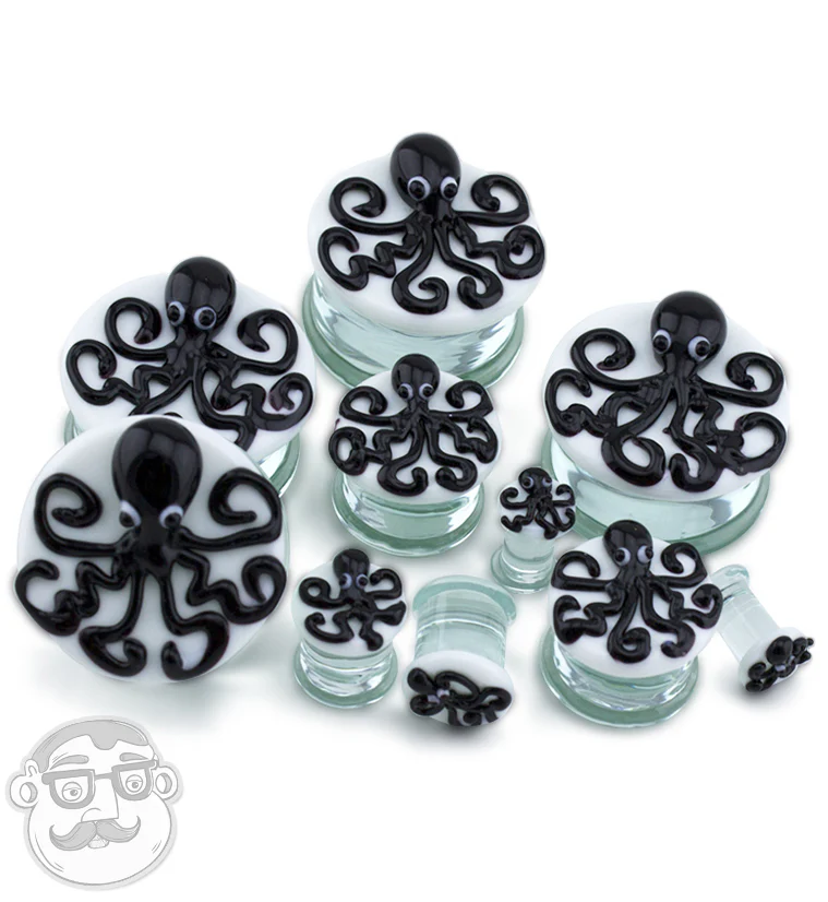 Black Octopus Glass Plugs - Image 2