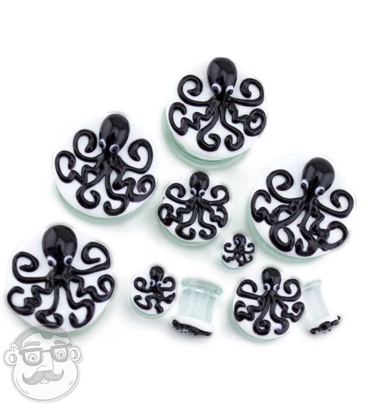 Black Octopus Glass Plugs - Image 5