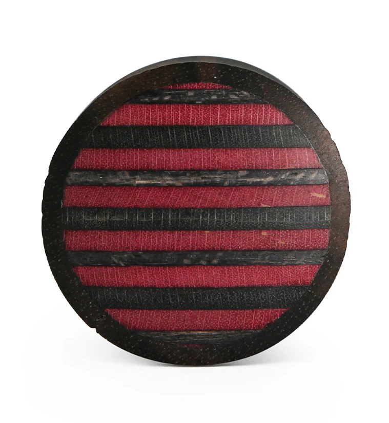 Black & Pink Wood Skateboard Plugs - Image 2