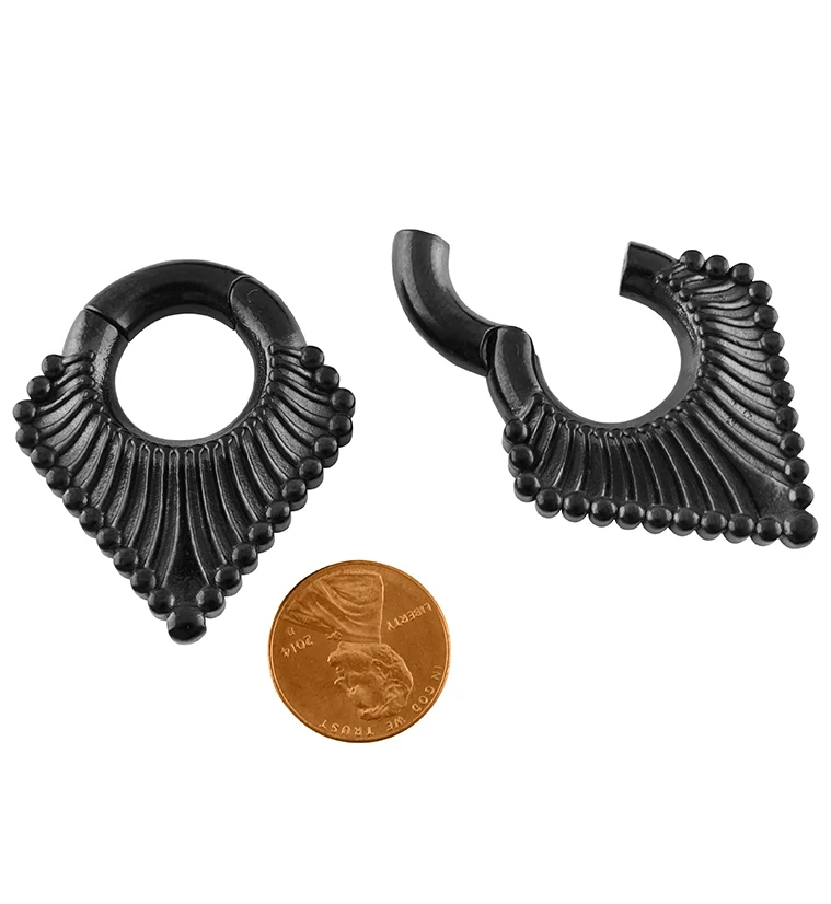 Black PVD Avenge Ear Weights - Image 2