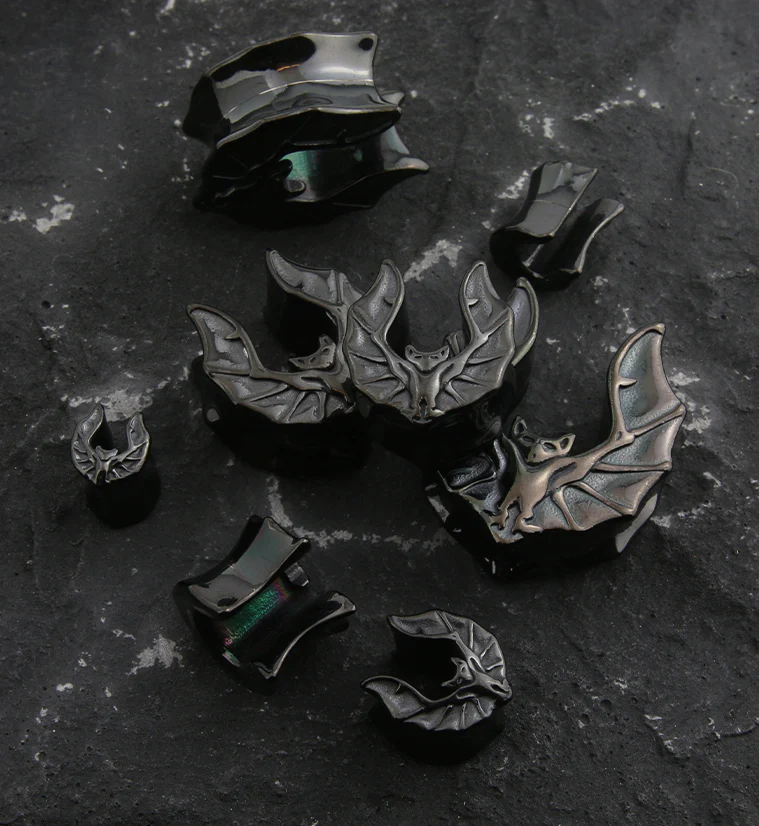 Black PVD Bat Stainless Steel Saddles - Image 3