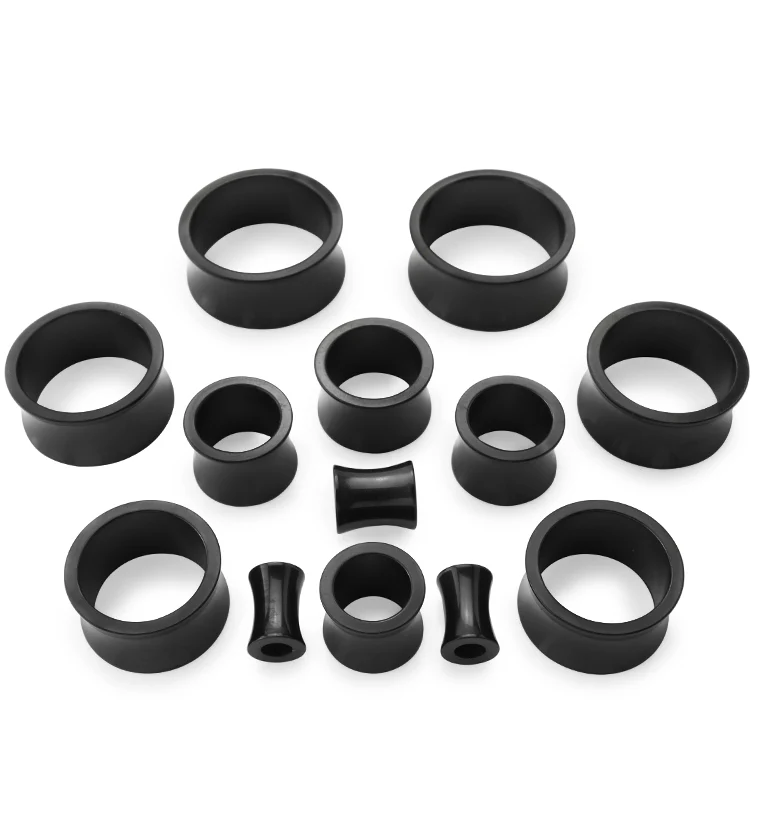 Black PVD Stainless Steel Saddle Tunnels - Image 2