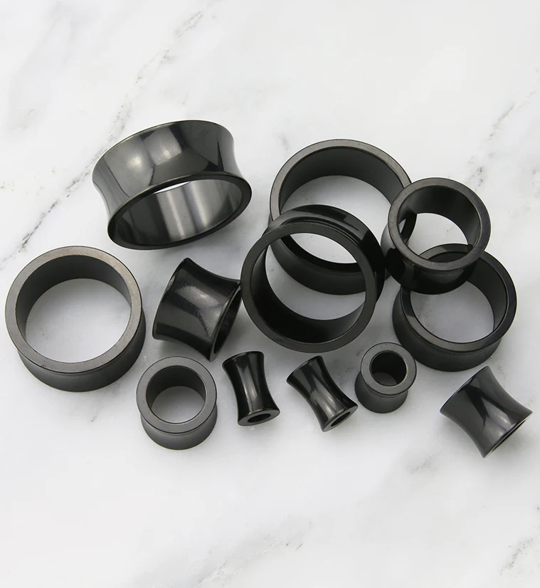 Black PVD Stainless Steel Saddle Tunnels - Image 3