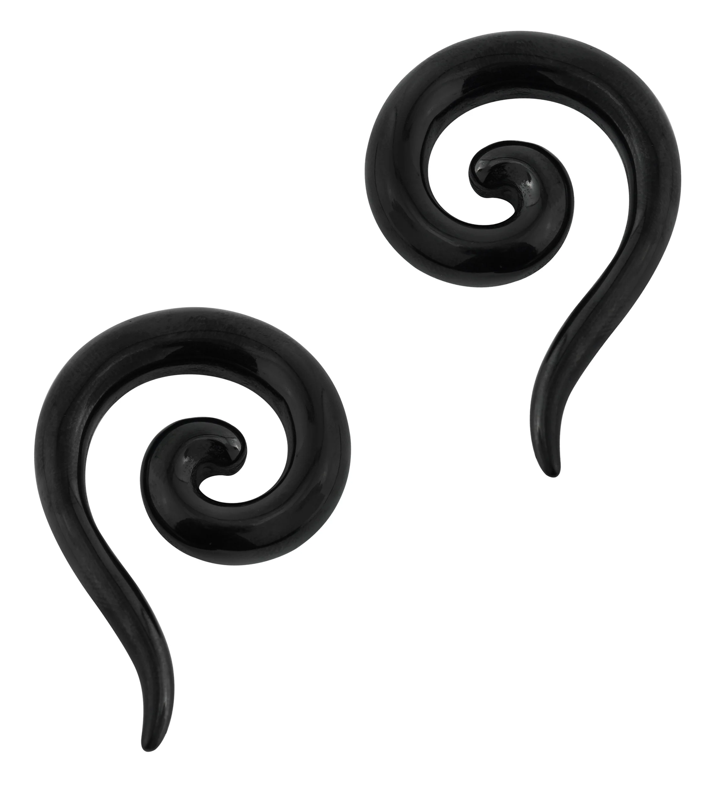 Black PVD Stainless Steel Tail Spirals - Image 3