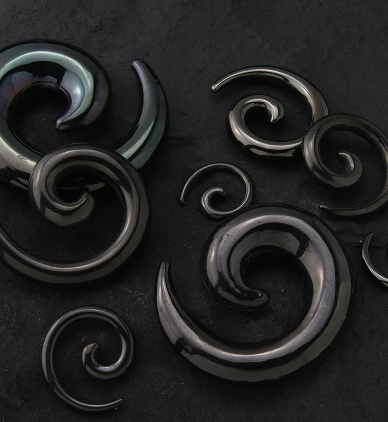 Black PVD Steel Spirals - Image 4