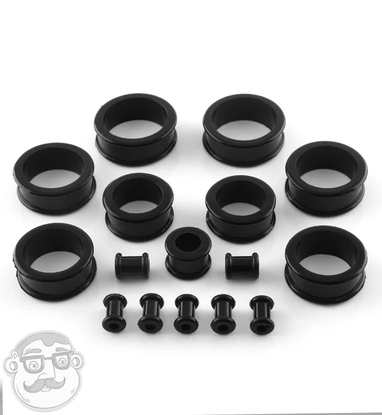 Black Silicone Tunnels (CLOSE OUT) - Image 3