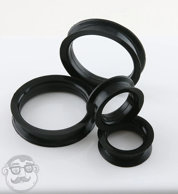 Black Silicone Tunnels (CLOSE OUT) - Image 5