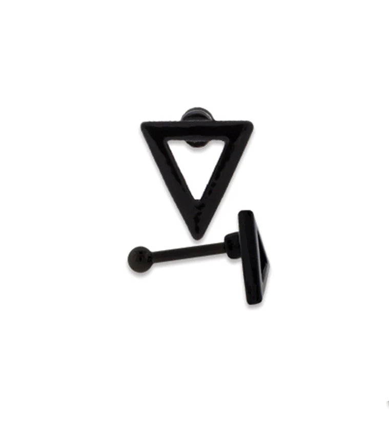 Black Triangle Cartilage Barbell