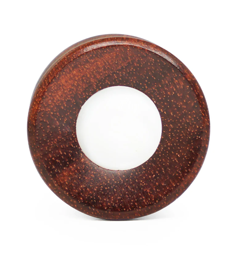 Bloodwood Plugs with MOP Dome Inlay - Image 4