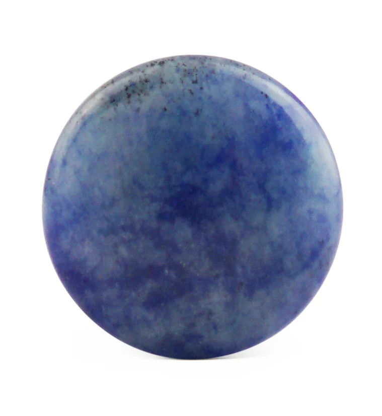 Blue Aventurine Stone Plugs - Single Flare - Image 4