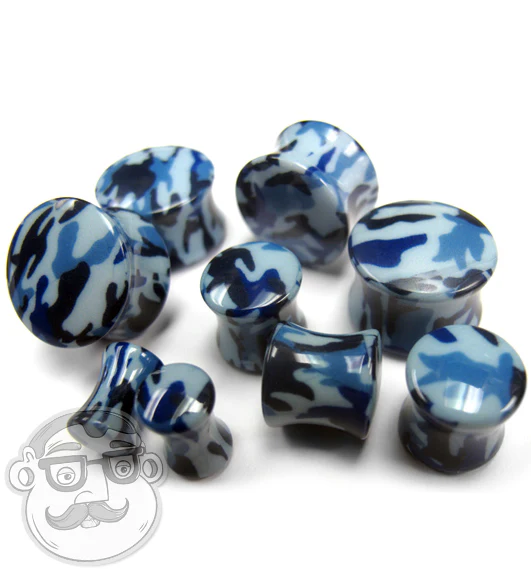 Blue Camouflage Plugs - Image 2