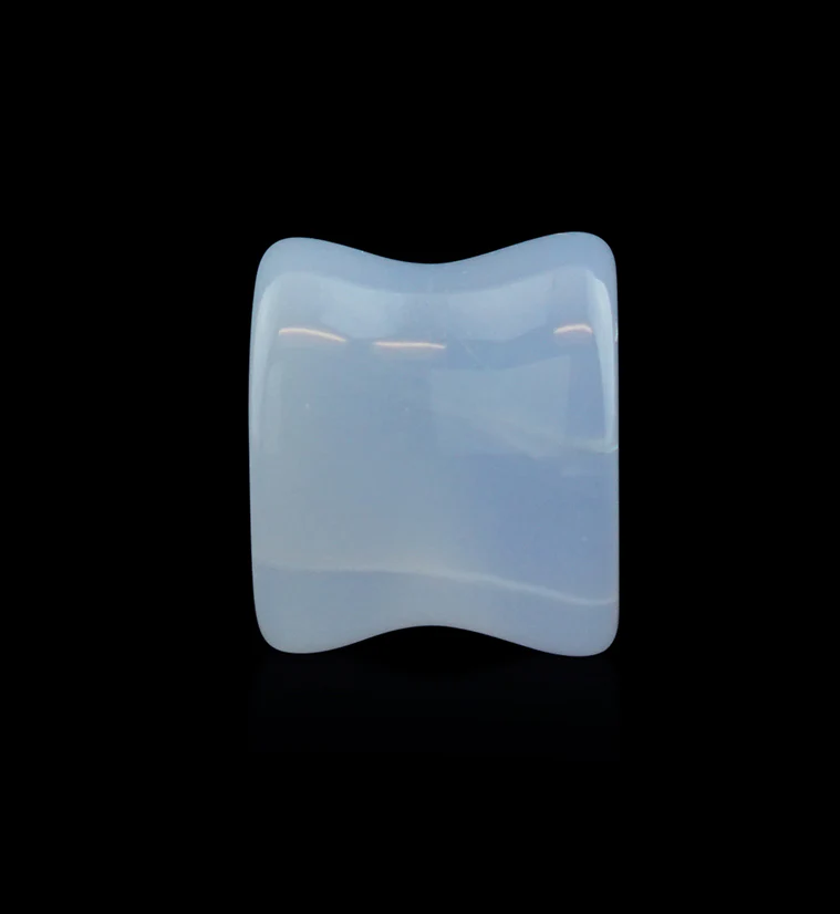Blue Chalcedony Stone Plugs - Image 4