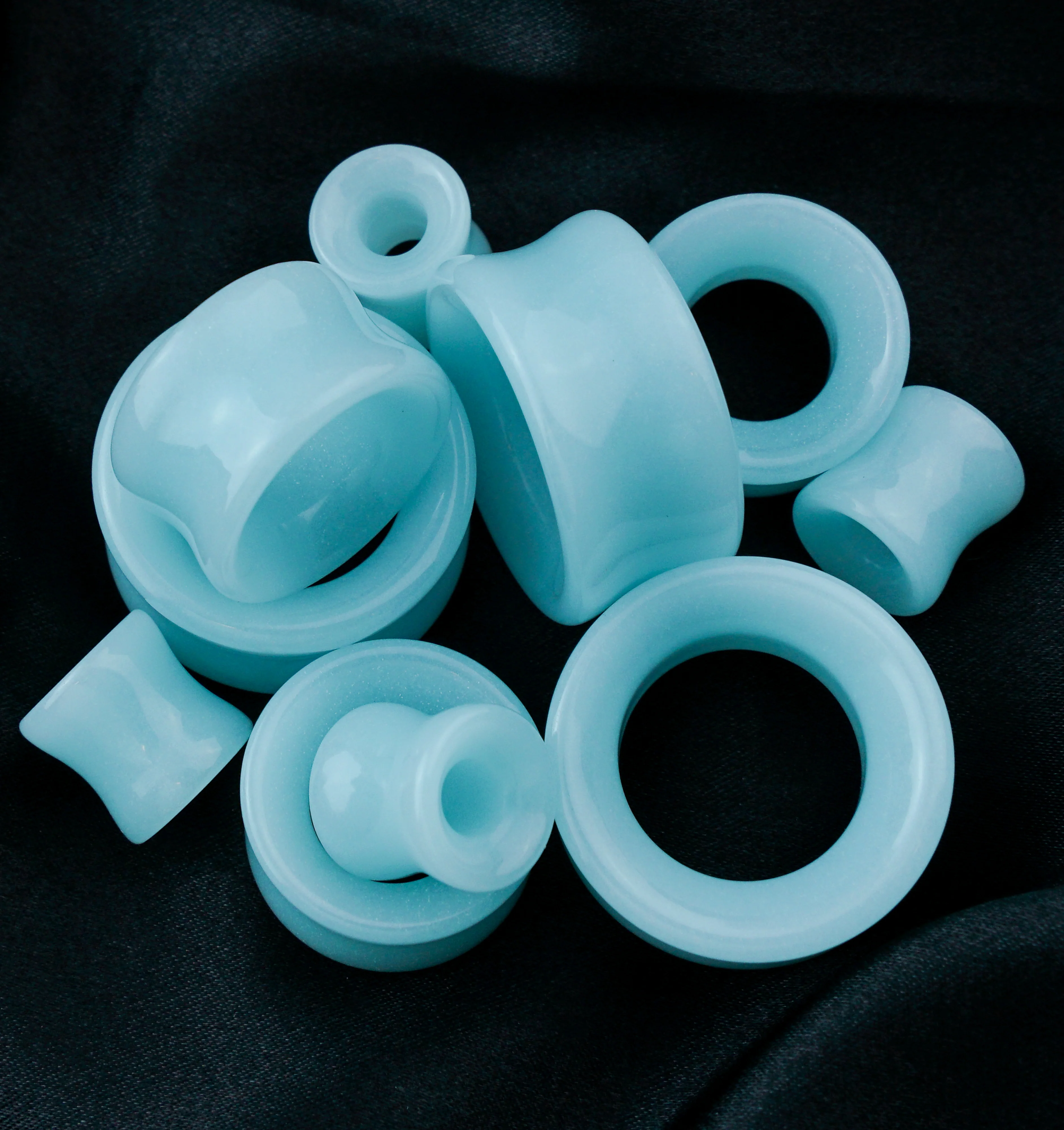 Blue Glow in the Dark Glass Tunnels - Image 2