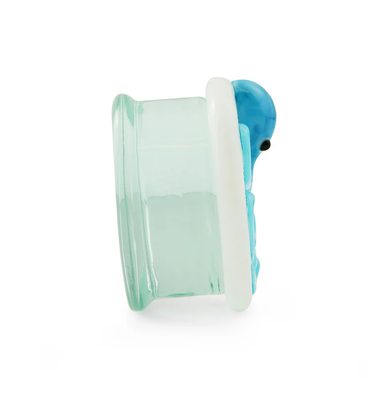 Blue Octopus Glass Plugs - Image 4