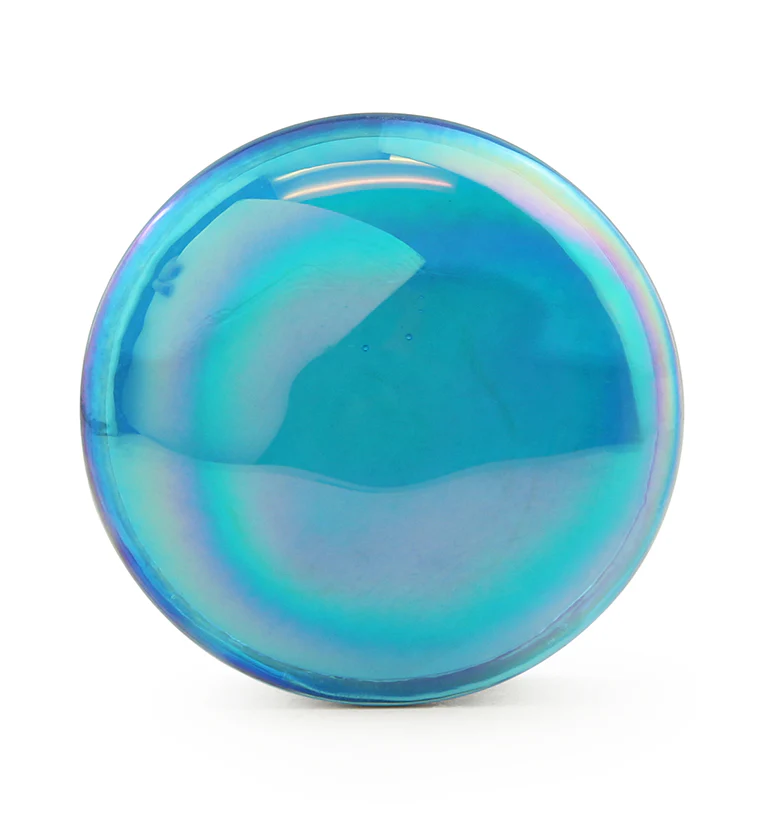 Blue Oil Splash Glass Plugs - Image 4