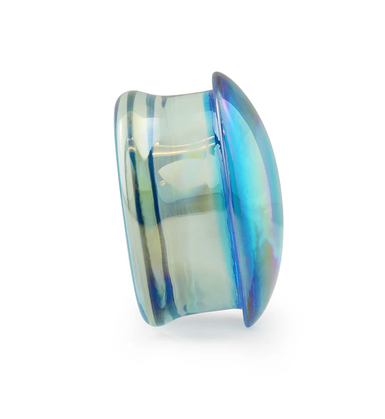 Blue Oil Splash Glass Plugs - Image 5