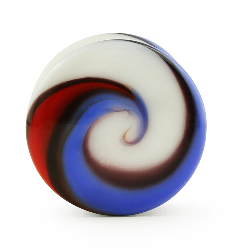 Blue & Red Swirl Design Plugs - Image 4