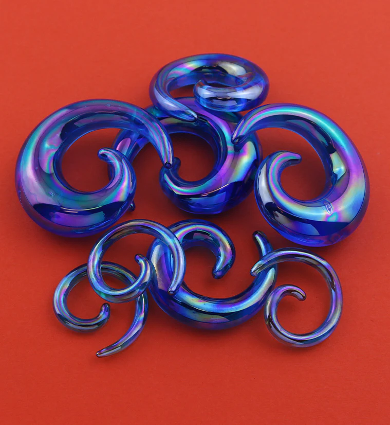 Blue Rogue Glass Spirals - Image 4