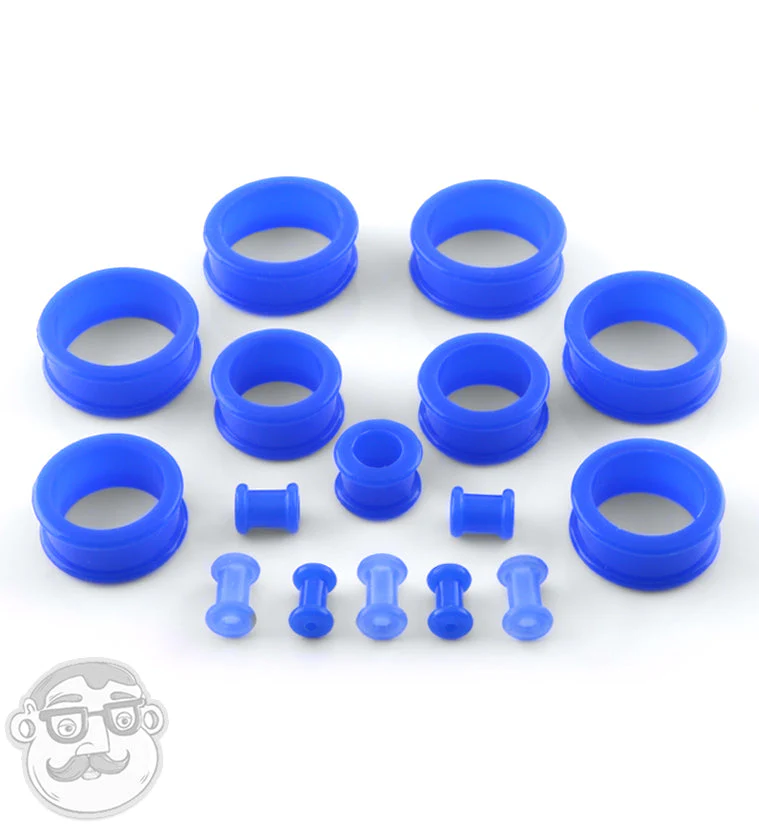 Blue Silicone Tunnels (CLOSE OUT) - Image 2
