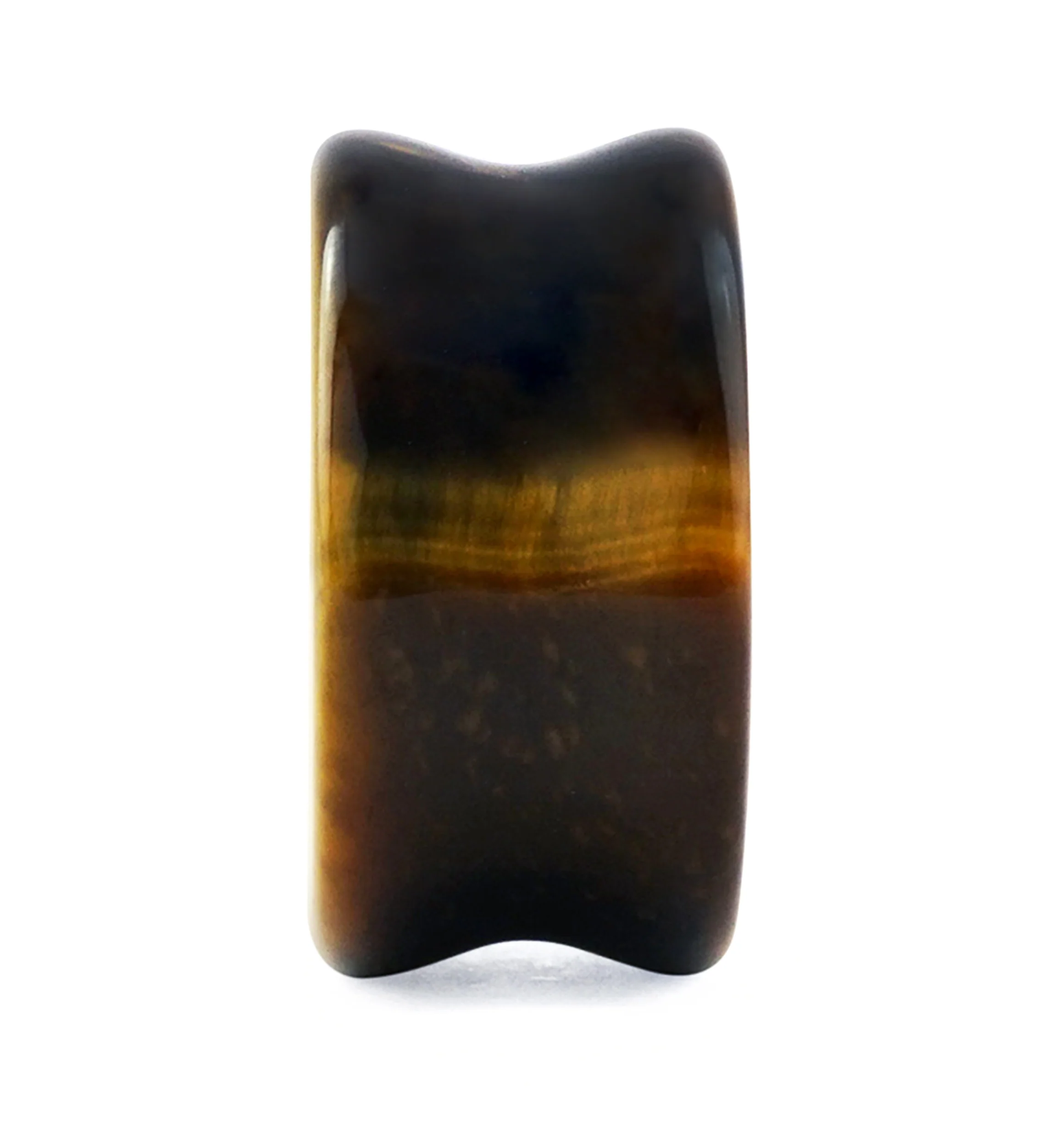 Blue Tigers Eye Stone Plugs - Image 3
