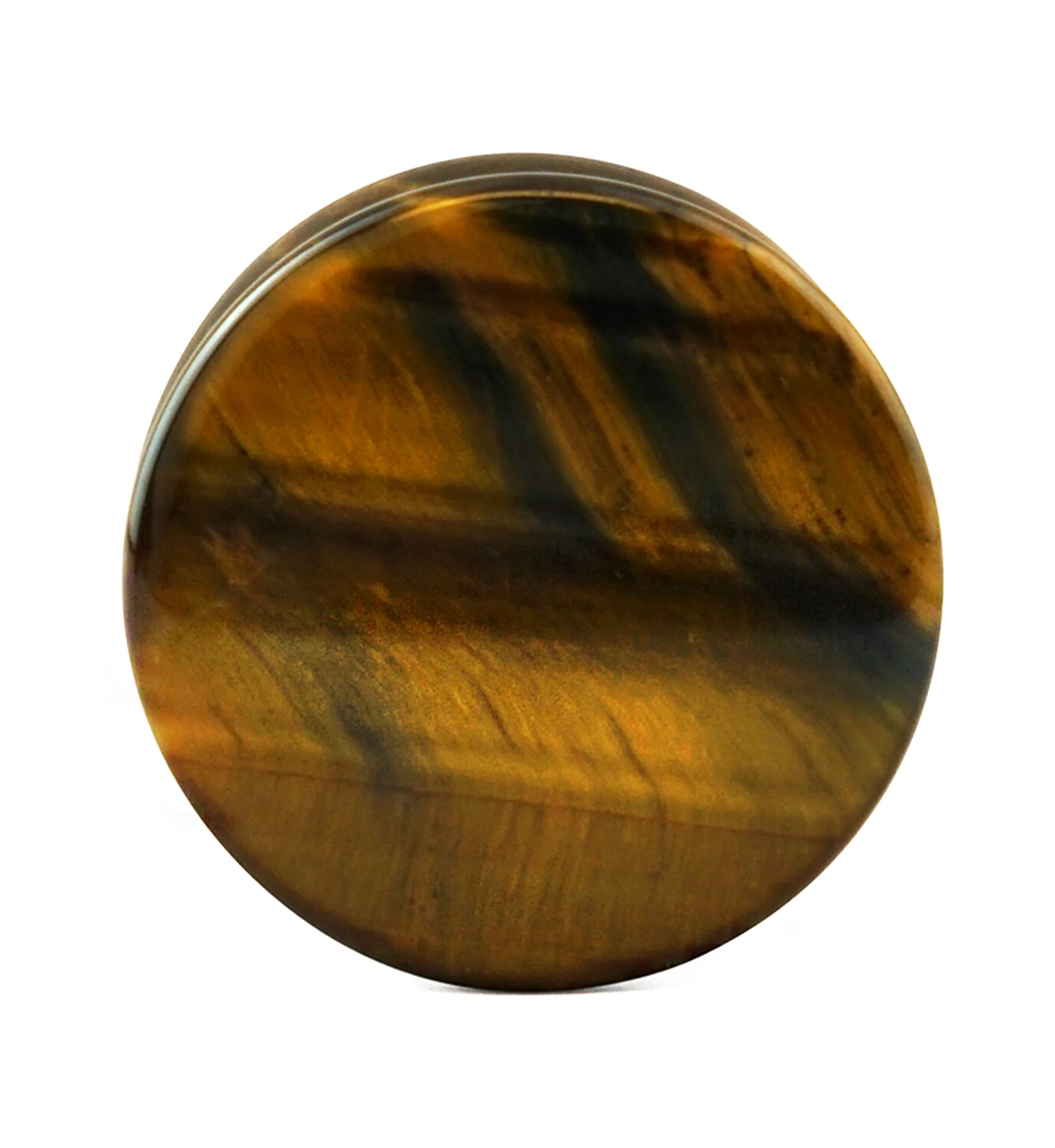 Blue Tigers Eye Stone Plugs - Image 4