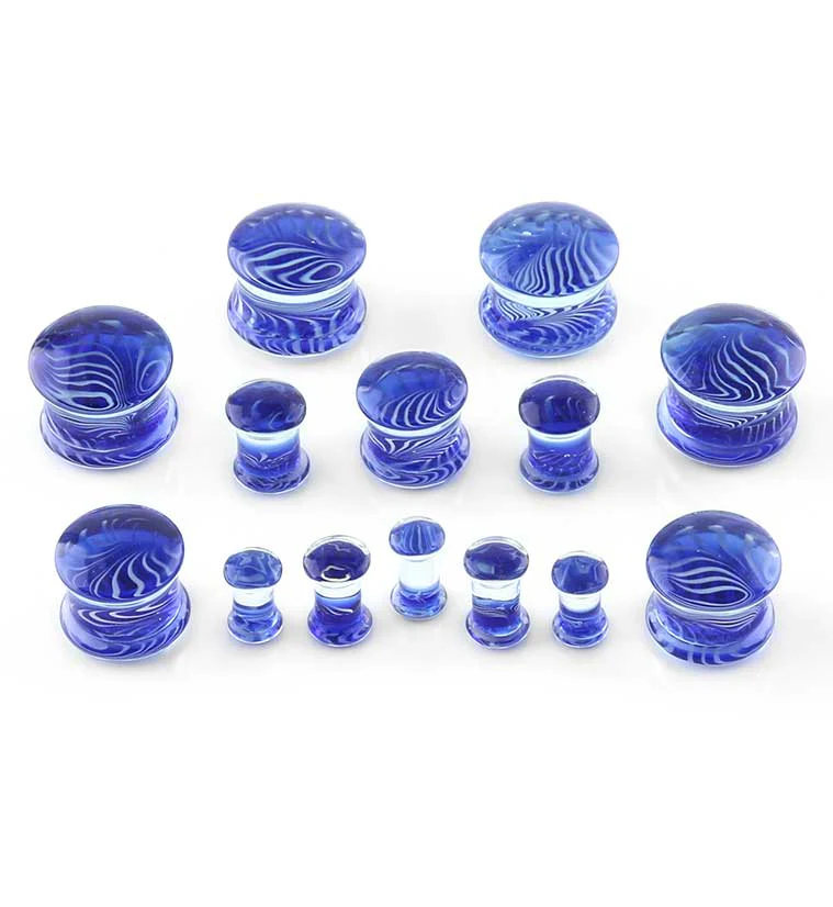 Blue Tiger Glass Plugs - Image 2