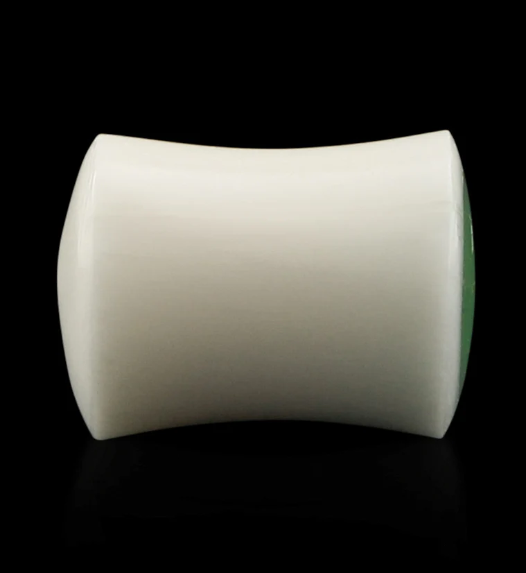Bone Plugs with Green Resin Inlay - Image 4