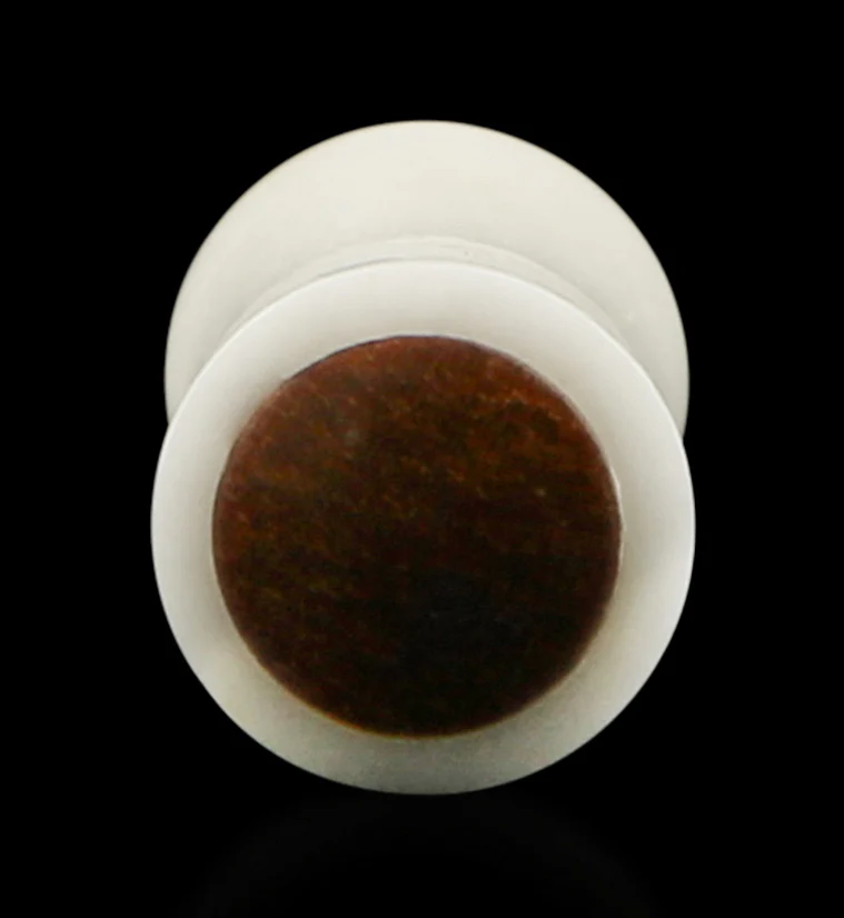 Bone Plugs with Saba Wood Inlay - Image 3