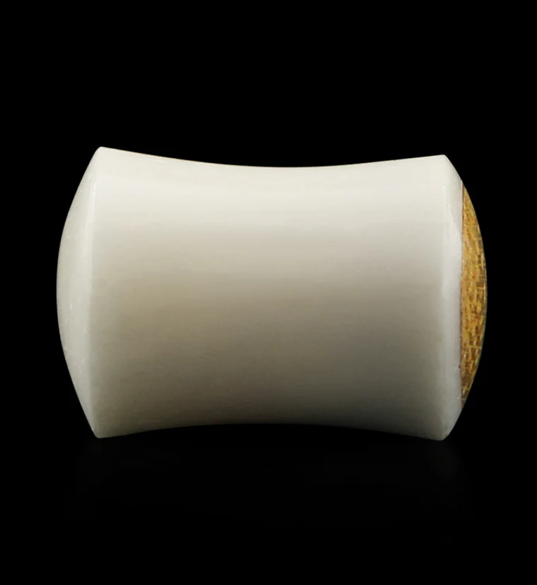 Bone Plugs with Teak Wood Inlay - Image 4