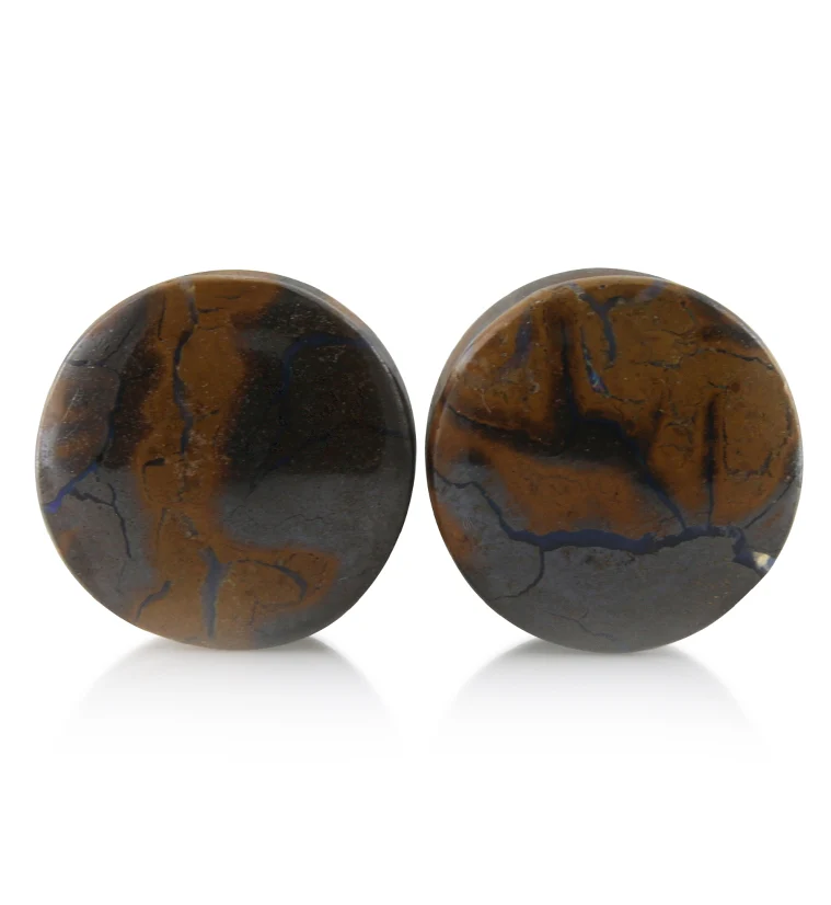 Boulder Opal Plugs 3-4" (19mm) Version 2