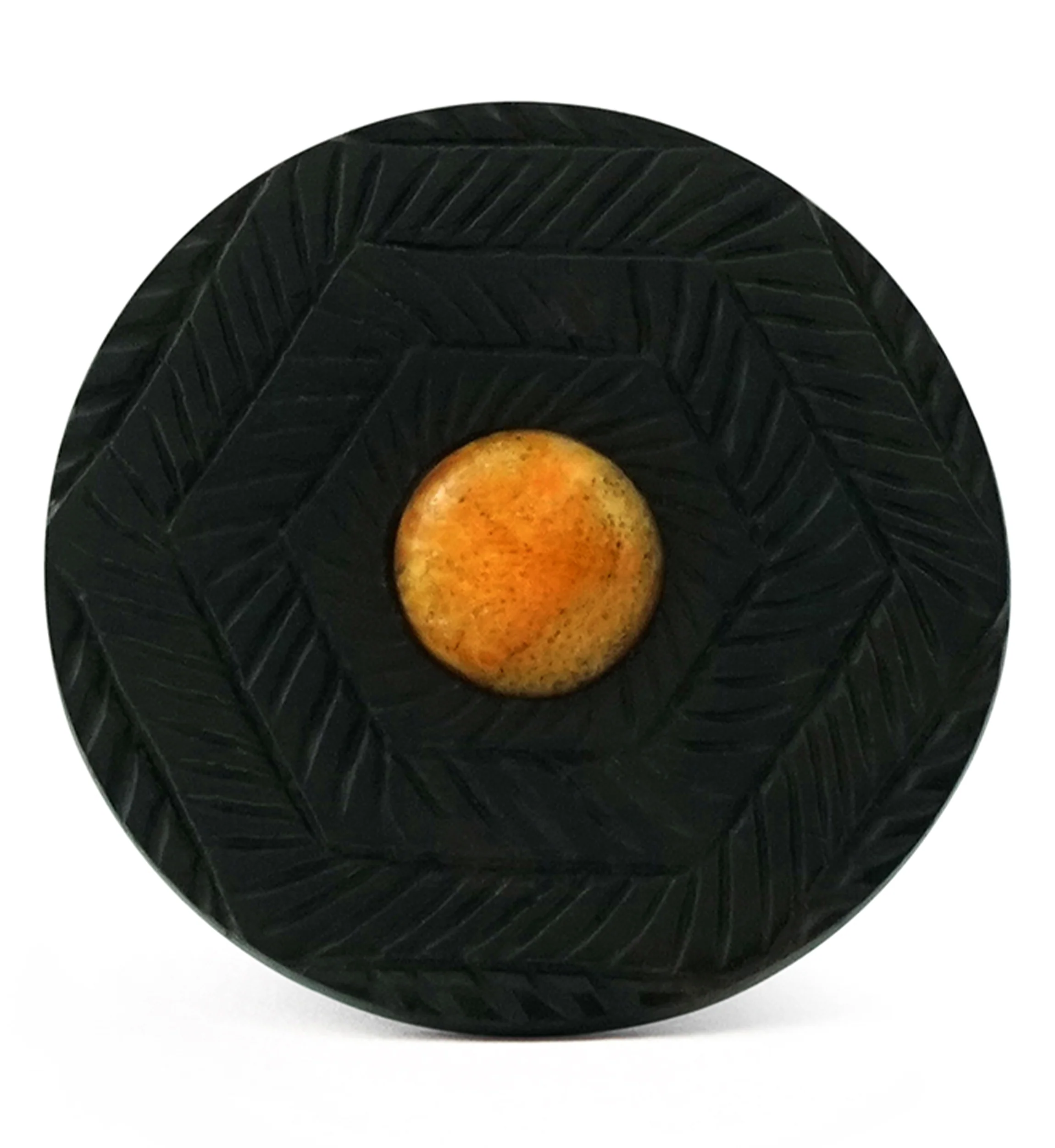 Boundary Geo Sponge Coral Inlay Areng Wood Mayan Flare Plugs - Image 4