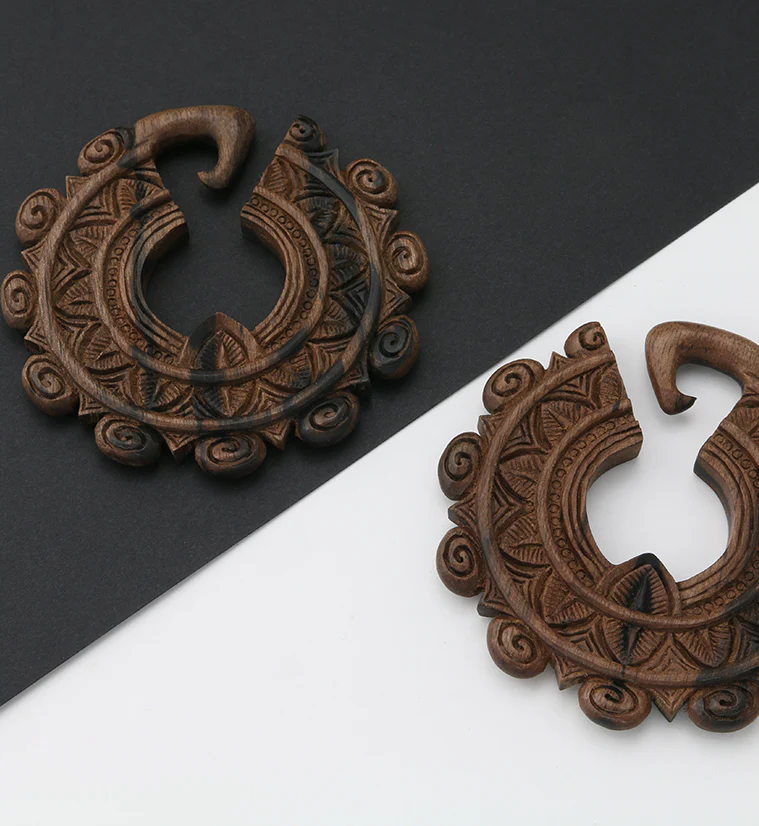 Bullion Areng Wooden Ear Weights - Image 2