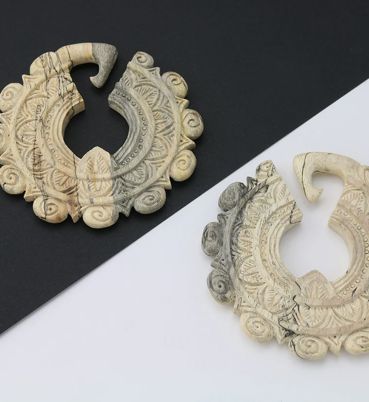 Bullion Tamarind Wooden Ear Weights - Image 2