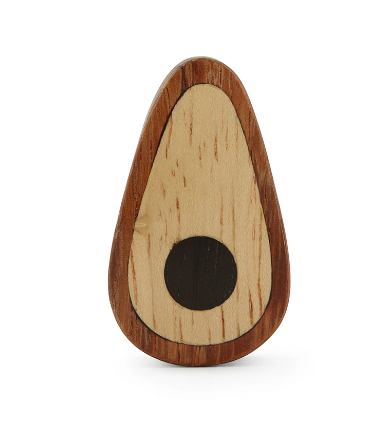 Bullseye Wooden Teardrop Plugs - Image 2