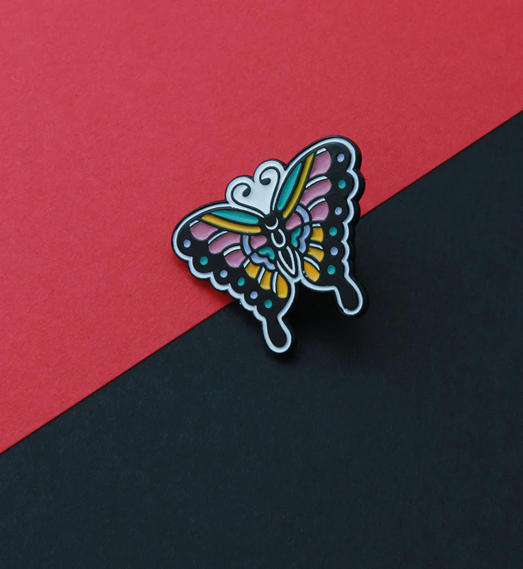 Butterfly Enamel Pin - Image 2