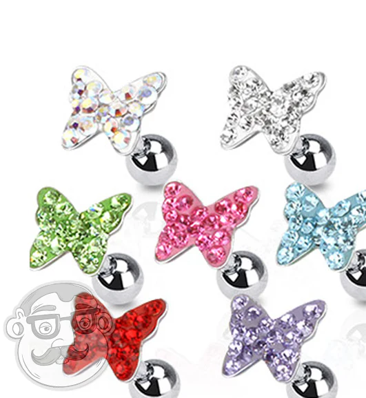 Butterfly Tragus - Cartilage Barbell