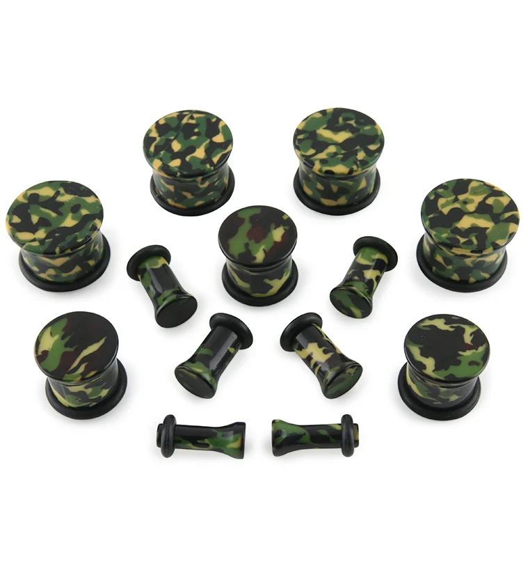 Camouflage Plugs - Single Flare - Image 2