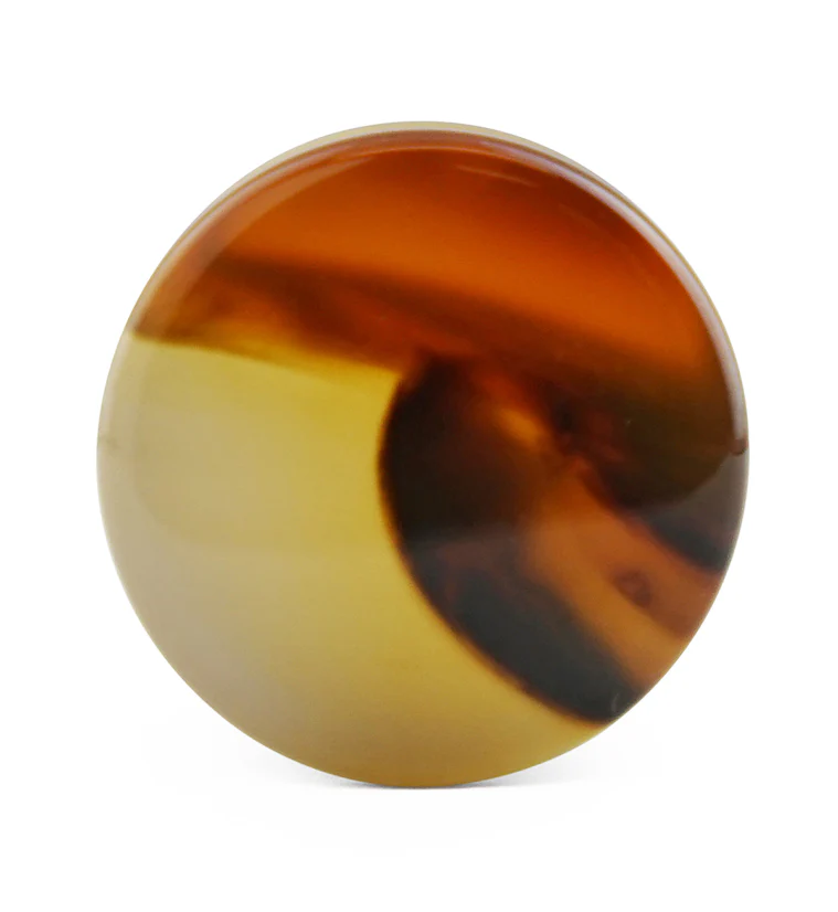 Carnelian Agate Stone Plugs - Image 3