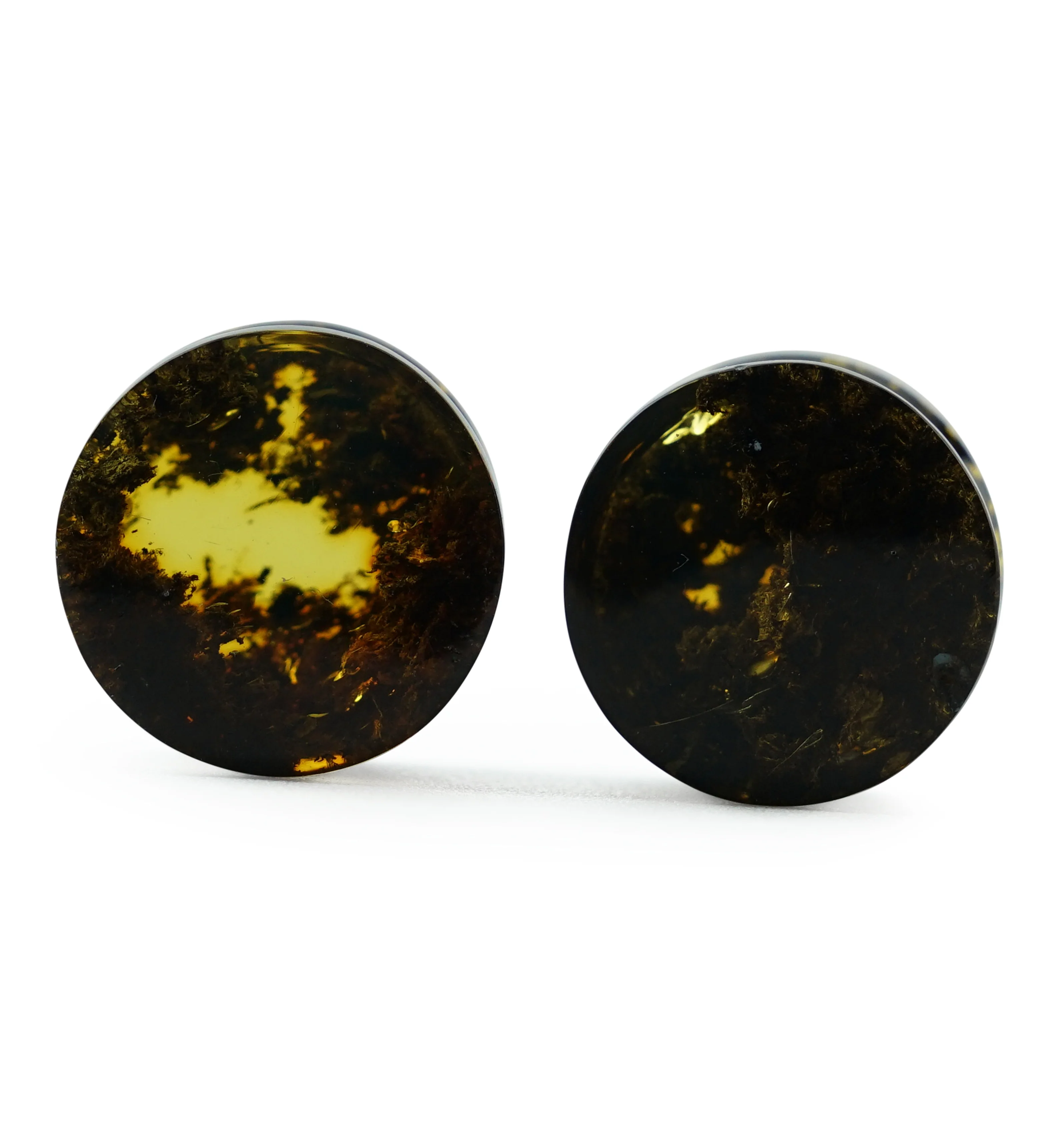Chiapas Amber Plugs 00G (10mm) - Version 14 - Image 2
