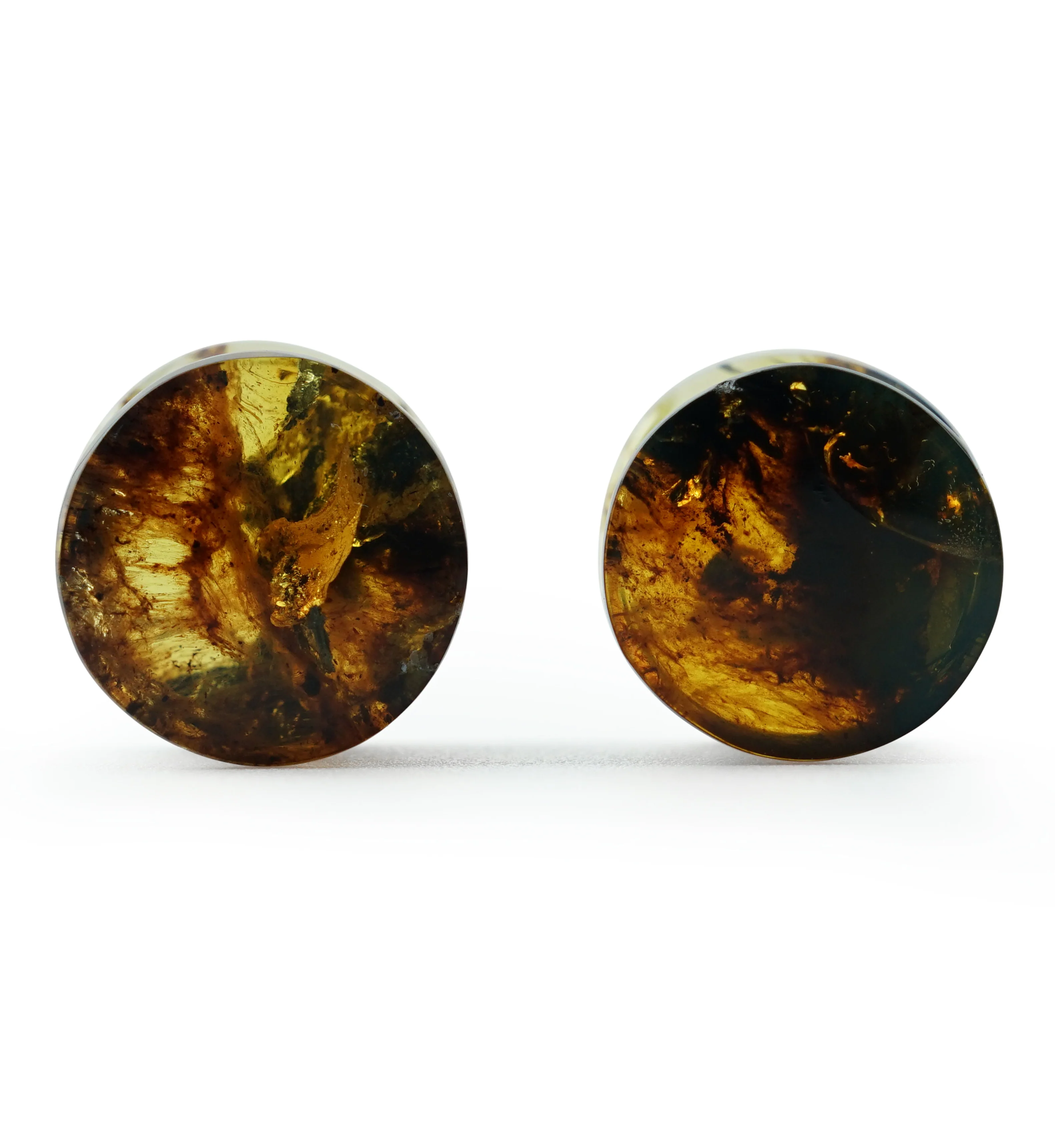 Chiapas Amber Plugs 7/16" (11mm) Version 8 - Image 2