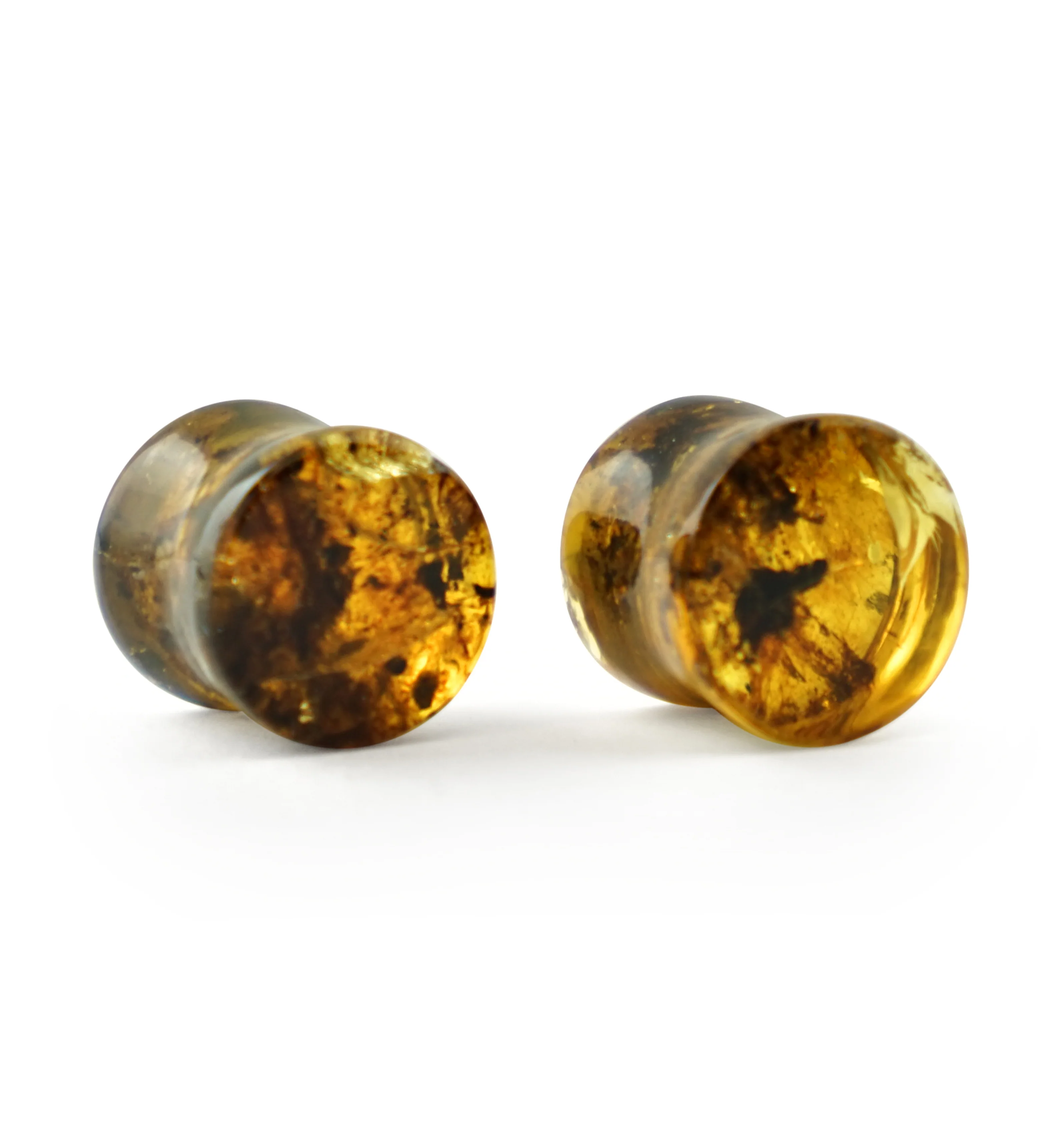 Chiapas Amber Plugs 1/2" (12mm) Version 11 (Tiny Chip) - Image 2